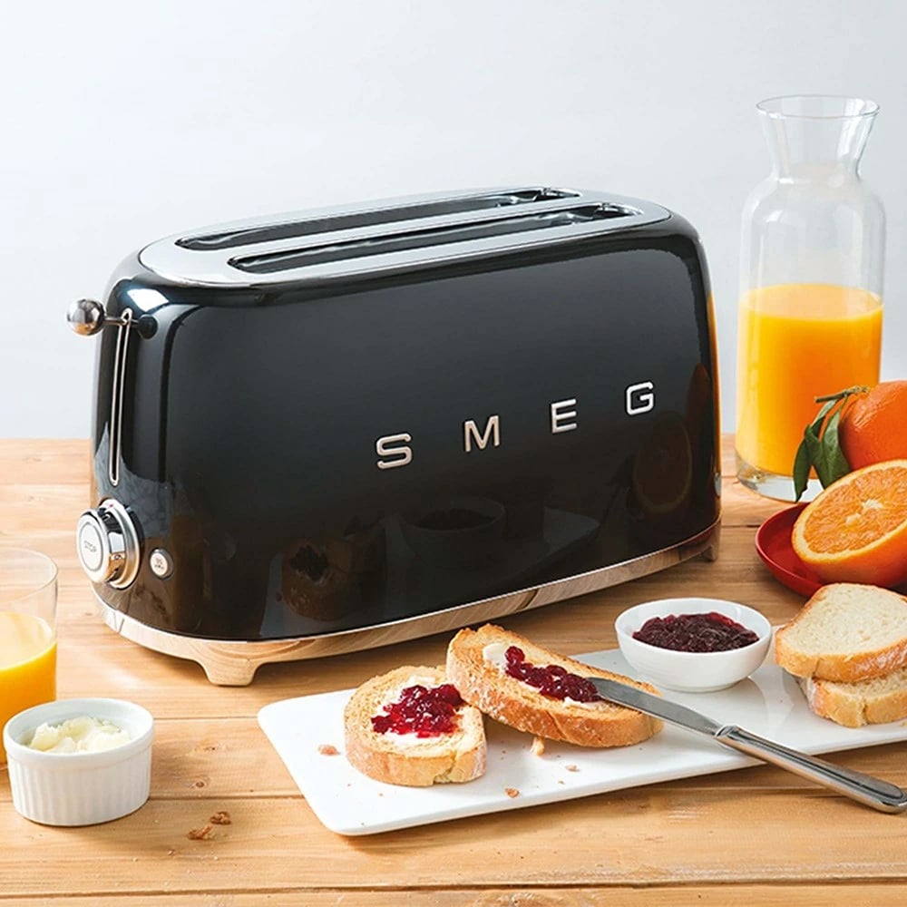 Toster SMEG TSF01BLEU, 50's Style, 2 feta, E zezë