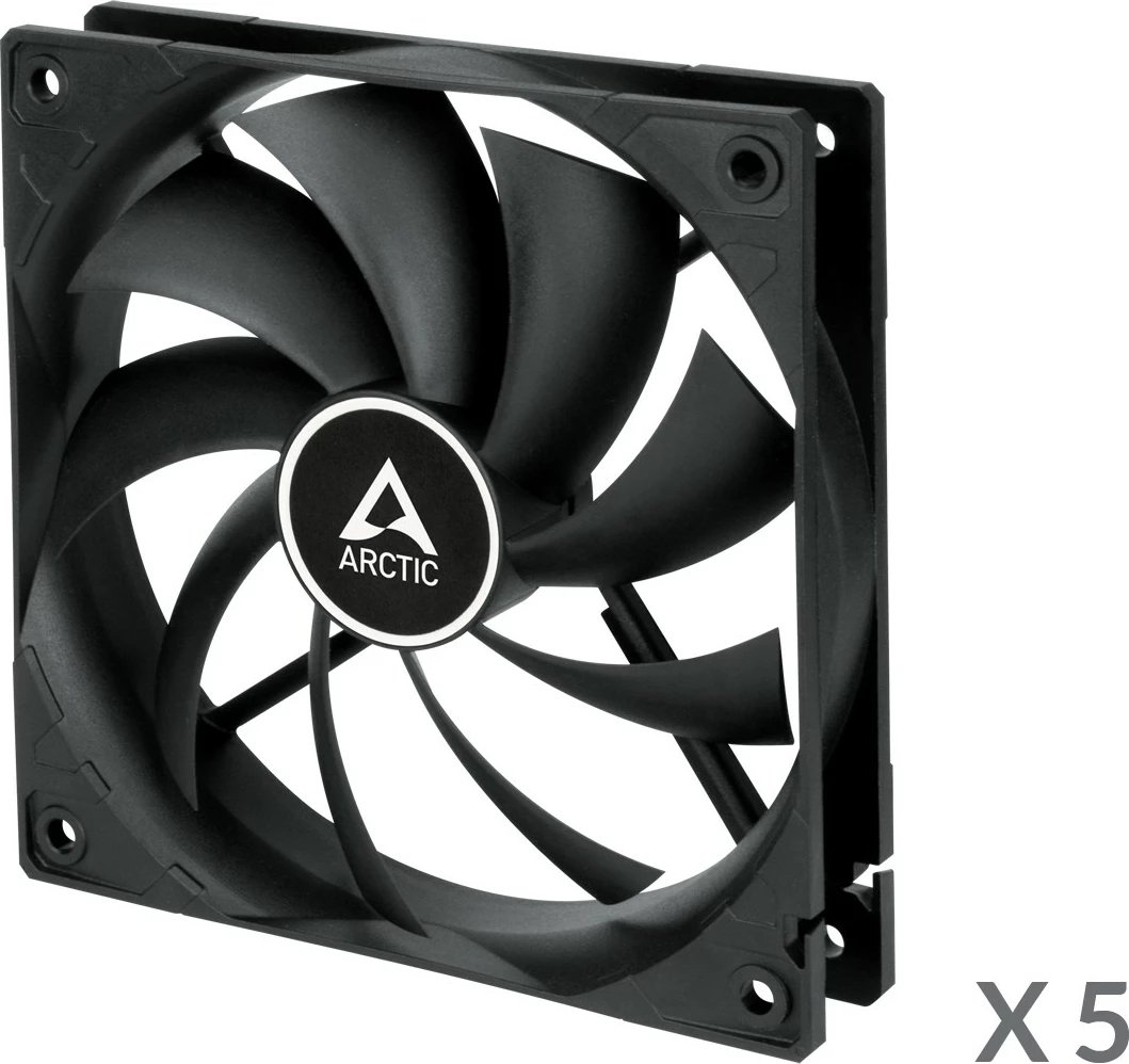 Ventilator kase ARCTIC F12, 120mm, set 5 copë, i zi