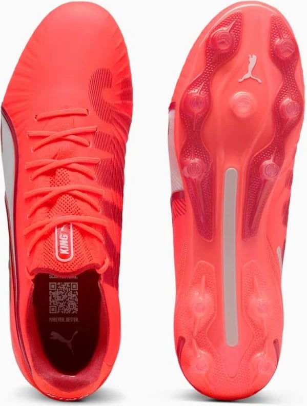 Çizme futbolli Puma për meshkuj, të kuqe