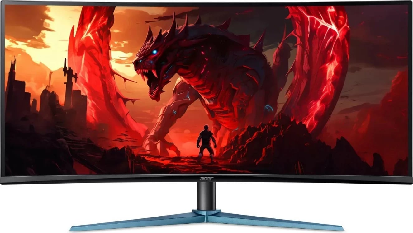 Monitor Acer ED340CUJ0BMIIPX, 34 inç, LED, 3440x1440, FreeSync Premium Pro, i zi
