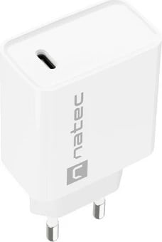 Karikues muri Natec Ribera, 1x USB-C, 20W, i bardhë