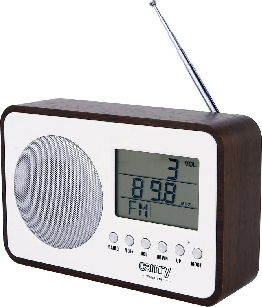 Radio dixhitale tavoline Camry CR1153, me alarm, kafe/bardhë