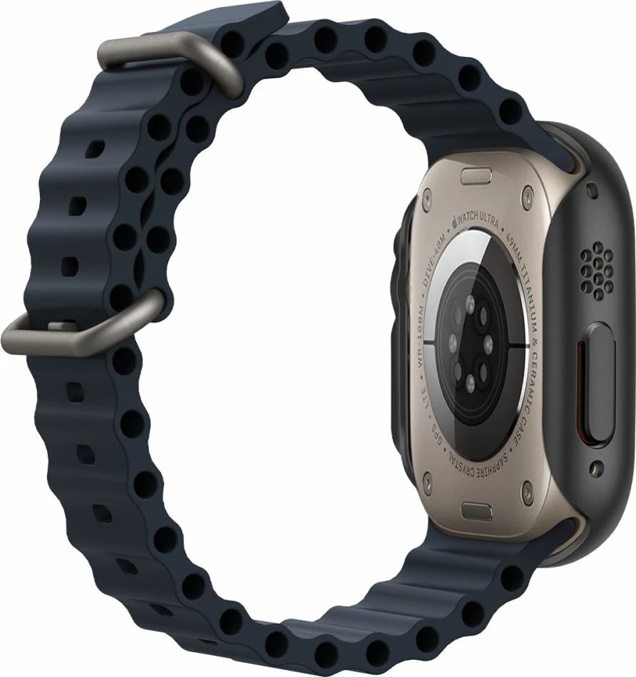 Mbështjellës Spigen Thin Fit për Apple Watch Ultra 49mm, Zi
