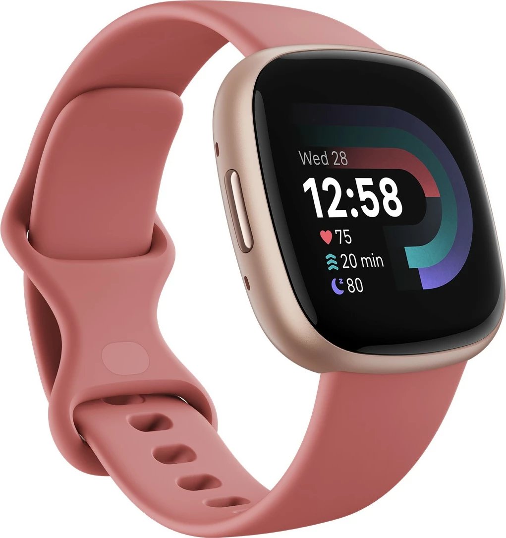 Smartwatch Fitbit Versa 4, Touchscreen, GPS, 200 g, ngjyrë rozë