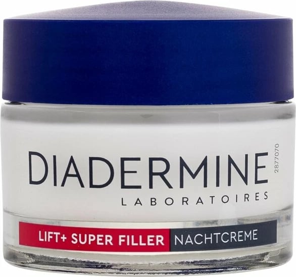 Krem nate për fytyrë Diadermine Lift+ Super Filler Anti-Age për femra, 50ml