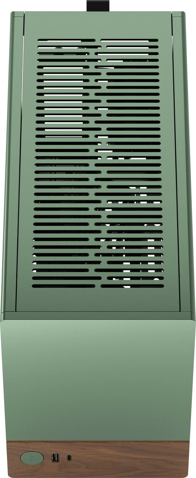 Kasë Fractal Design Terra Mini-ITX, alumini, arrë, jeshile Kasë Fractal Design Terra Mini-ITX, alumini, arrë, jeshile