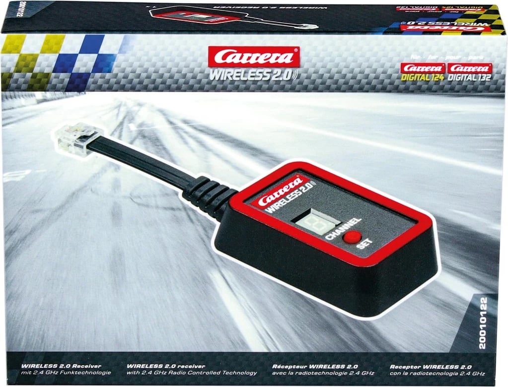 Aksesor Carrera Empfänger Wireless 2.0 për Digital 132/124, zi/kuqe