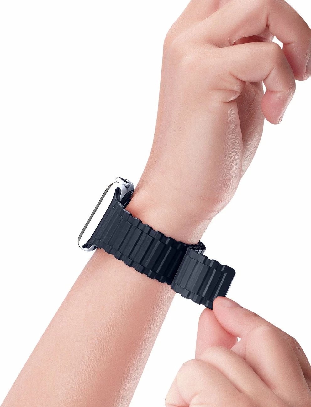 Rrip magnetik për Apple Watch Dux Ducis Armor, silikon, 38/40/41mm, Blu