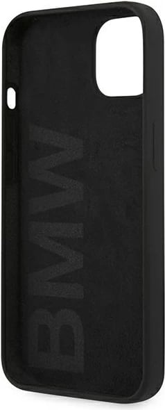 Mbështjellës BMW Silicone Signature për iPhone 13 mini, 5.4", i zi