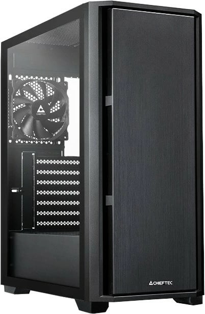 Kasë Chieftec AS-02B-TG-OP Midi Tower, e zezë