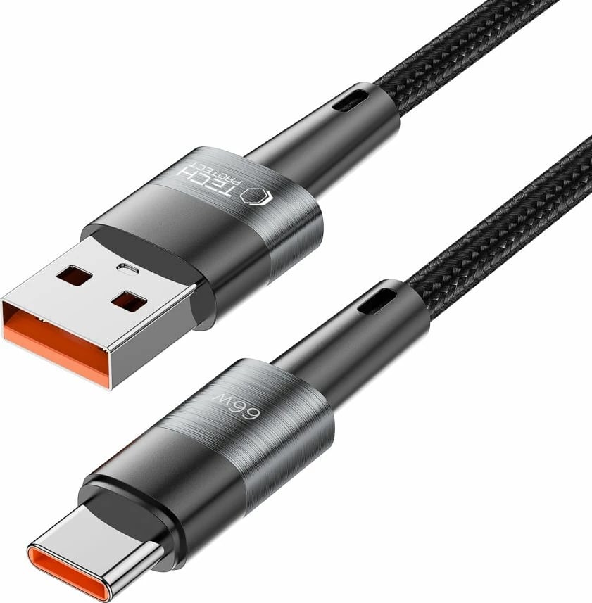 Kabllo Tech-Protect UltraBoost USB-C / USB-A, 0.5m, 66W, Gri
