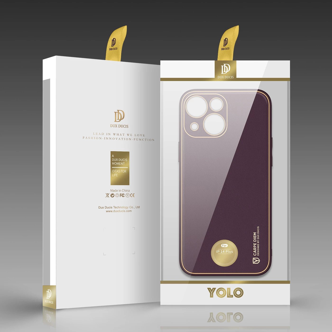 Mbështjellës Dux Ducis Yolo për iPhone 14 Plus, Violet