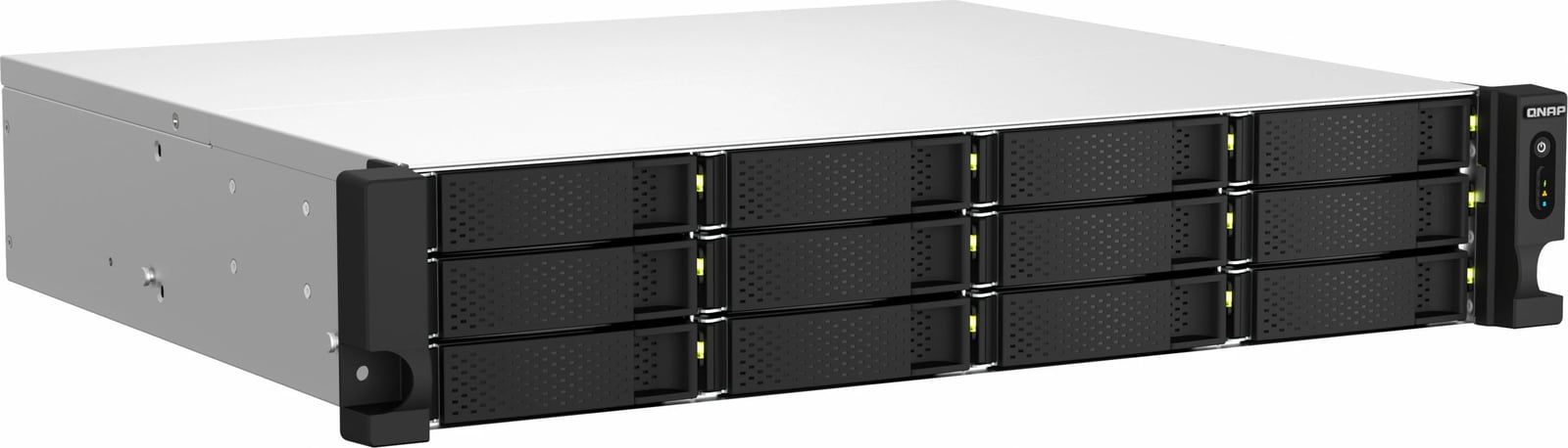 NAS QNAP TS-1264U-RP-8G, 2U rackmount, 12x3.5/2.5 SATA, Intel Celeron N5095, 8GB RAM, 2x300W r PSU