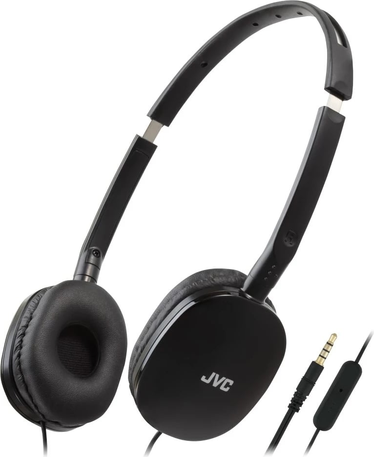 Kufje JVC HA-S160M me tel, head-band, për thirrje/muzikë, e zezë