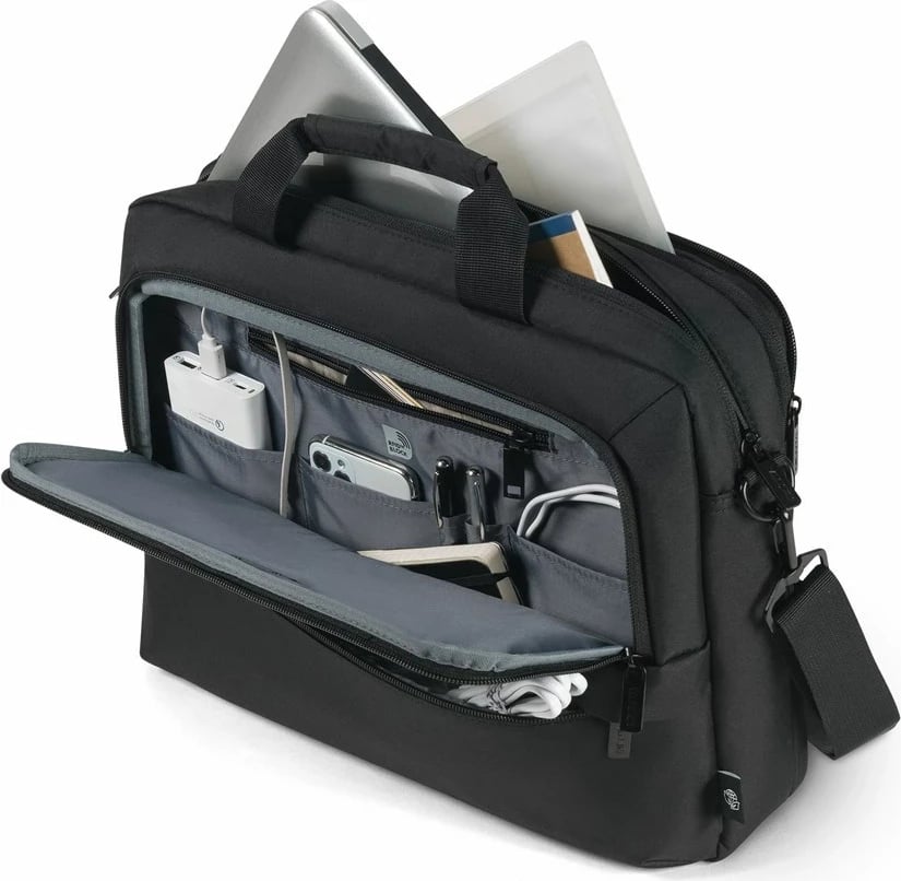 Mbështjellës laptopi DICOTA D32033-RPET, 14.1", Çantë dore, E zezë