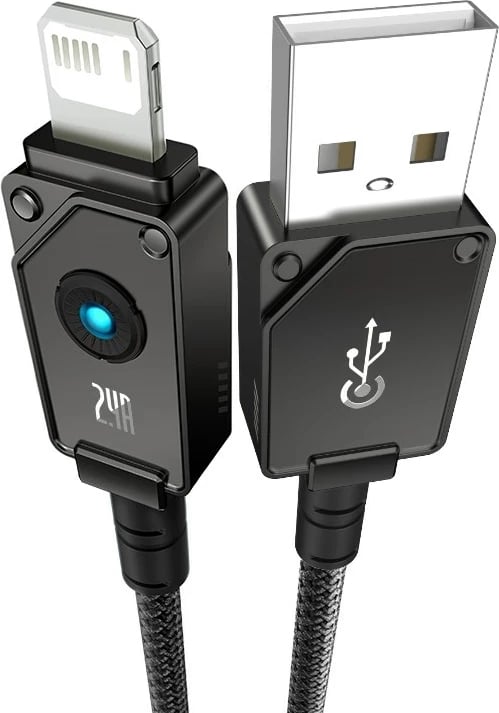 Kabllo Baseus Unbreakable USB A në iP, 1 m, 5V-2.4A, E zezë