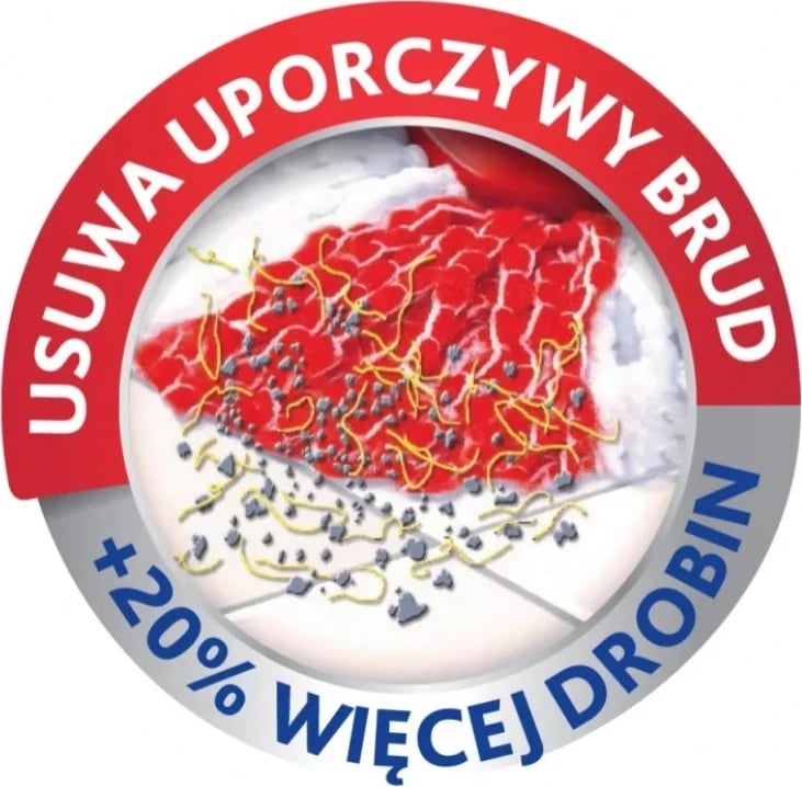 Leckë Spin Vileda Turbo 2 në 1, e bardhë/kuqe