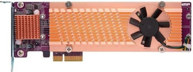 Kartë zgjerimi QNAP QM2-4P-384, 4x M.2 PCIe NVMe SSD, me ftohës dhe ventilator