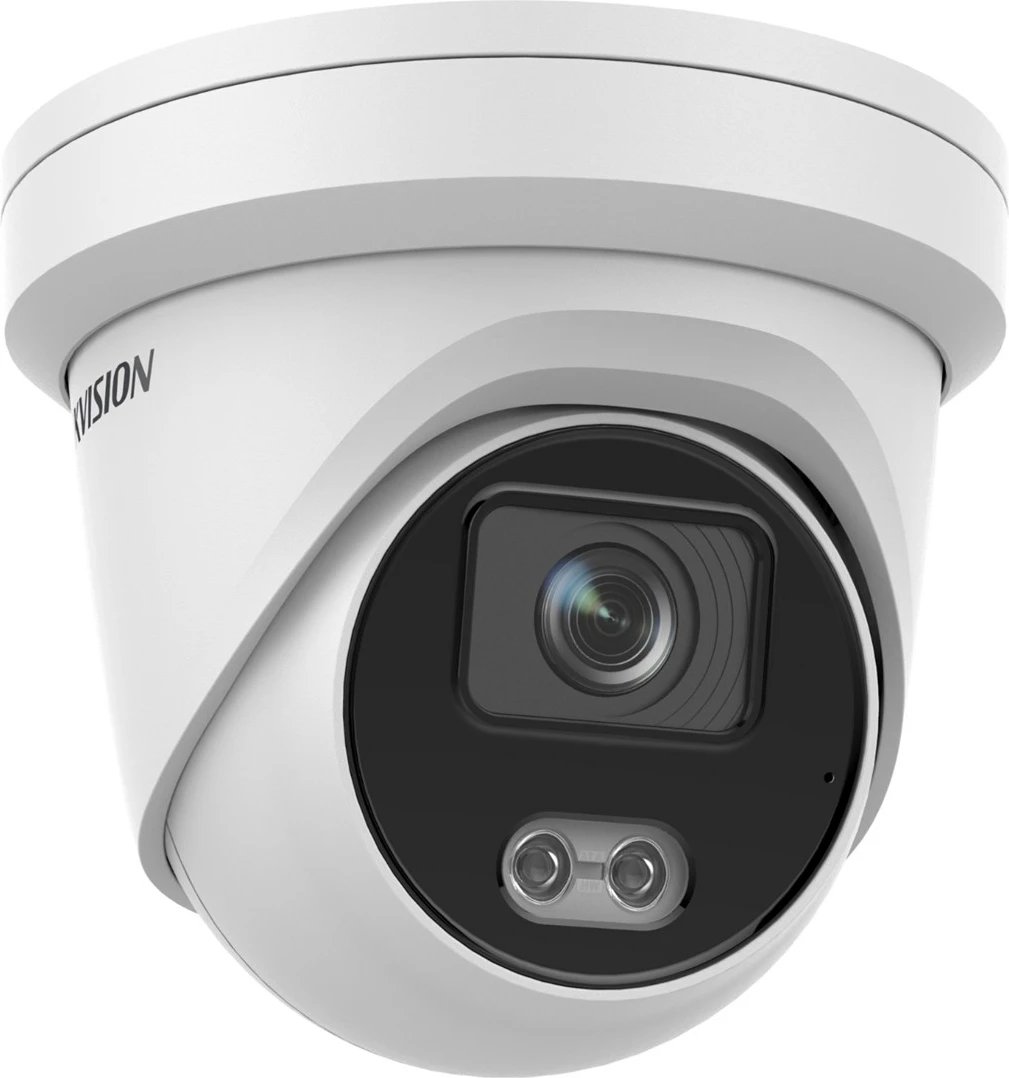 Kamerë sigurie Hikvision DS-2CD2327G2-L, Dome, 1920 x 1080, IP67, Bardhë