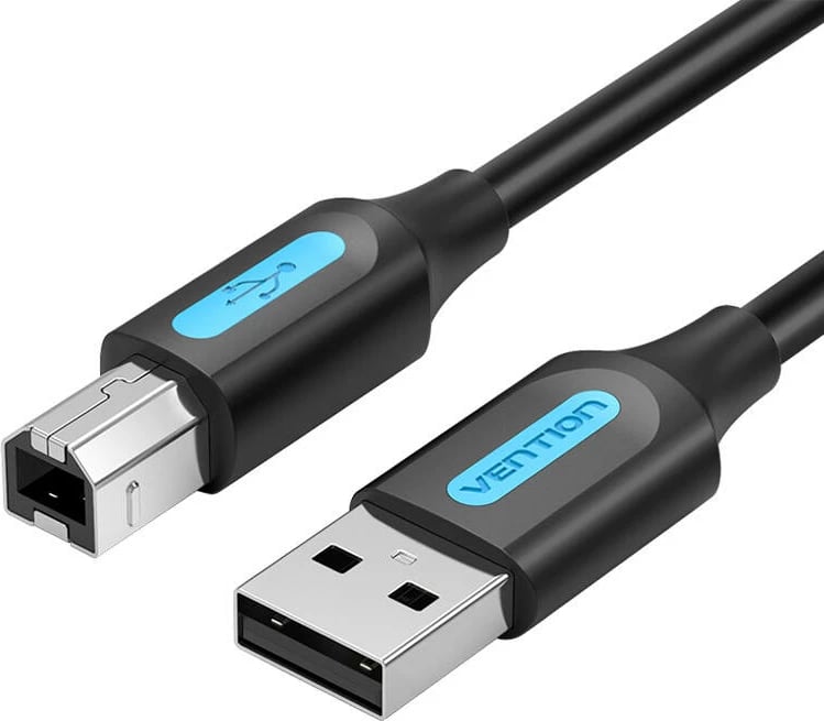 Kabllo USB 2.0 në USB-B Vention COQBJ, 5m, e zezë