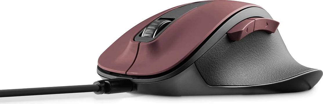 Maus wireless Hama MW-500 V2 Recharge, 1600 DPI, me bateri të integruar, Burgundy