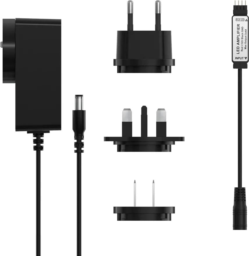 Shirit LED inteligjent Sonoff L2-5M, 5m, RGB, Wi-Fi, me telekomandë, i papërshkueshëm nga uji, set
