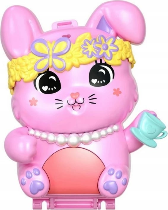 Set lodrash Polly Pocket Bunny Tea Party, Mattel, JFG56/JCR40, rozë
