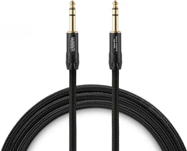 Kabllo audio Warm Audio PREM-TRS-3, 0.9 m, 6.35mm TRS, E zezë