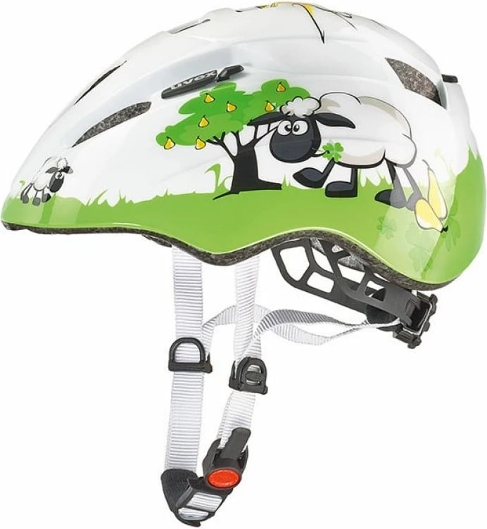 Helmetë për fëmijë Uvex, bardhë-gjelbër
