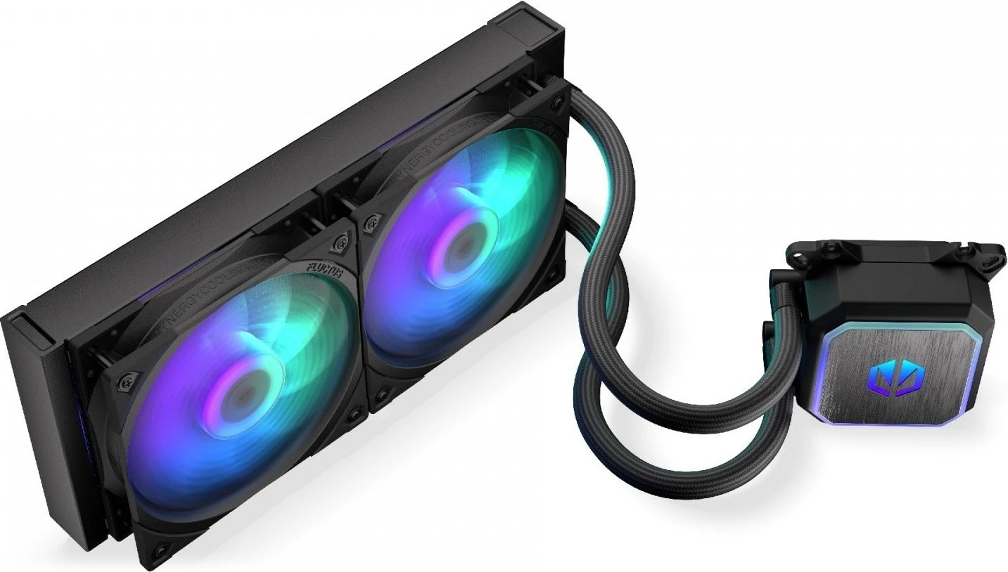 Ftohës CPU me ujë, Endorfy Navis F240 ARGB, radiator 240 mm, 2x 120 mm PWM ARGB, EY3B004