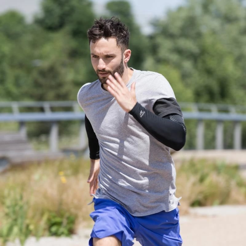 Mëngë kompresimi për stërvitje Reebok, të zeza