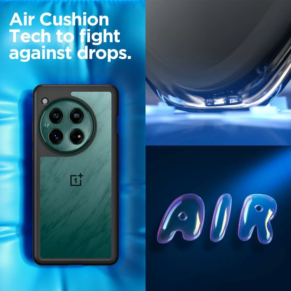 Mbështjellës Spigen Ultra Hybrid për OnePlus 12, Matte Black