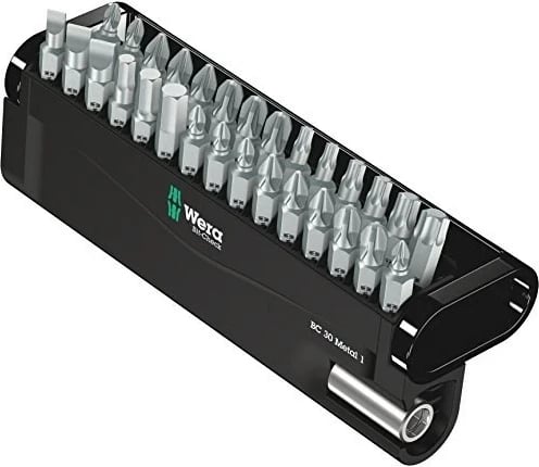 Set bitash WERA BC 30 Metal 1, 30 copë
