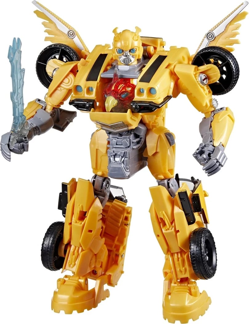 Lodër aksioni Hasbro Transformers Bumblebee, plastikë, elektronike, e verdhë