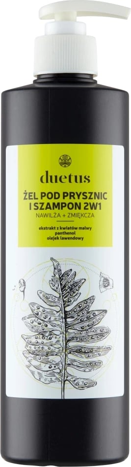 Xhel dushi dhe shampon 2-në-1 Duetus 500ml