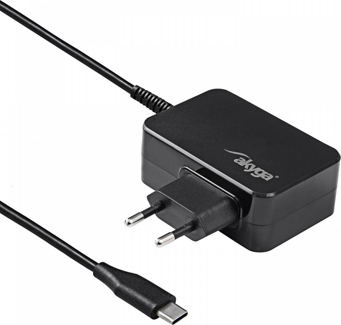 Karikues rrjeti AKYGA AK-ND-80, USB-C, 45W, PD 3.0, i zi