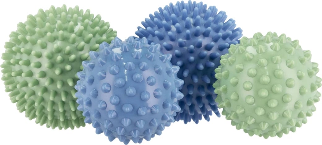 Toptha masazhi Spokey për fitness, jeshile-kaltër