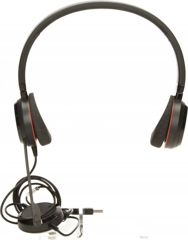 Kufje Jabra Evolve 20 Duo me mikrofon, USB, e zezë