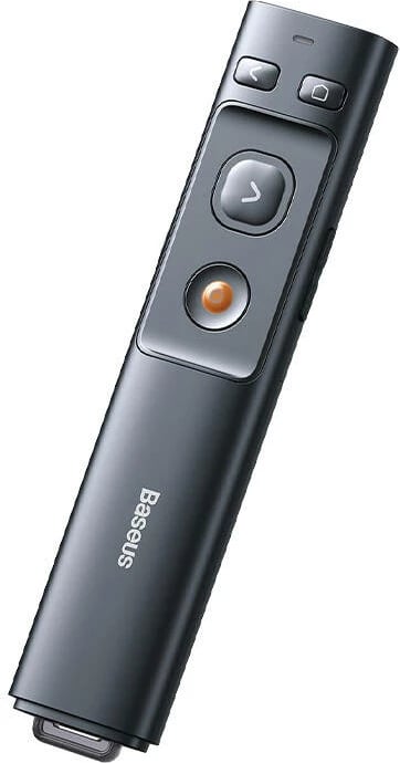 Telekomandë prezantimi Baseus Orange Dot me tregues lazer, USB/USB-C, Gri