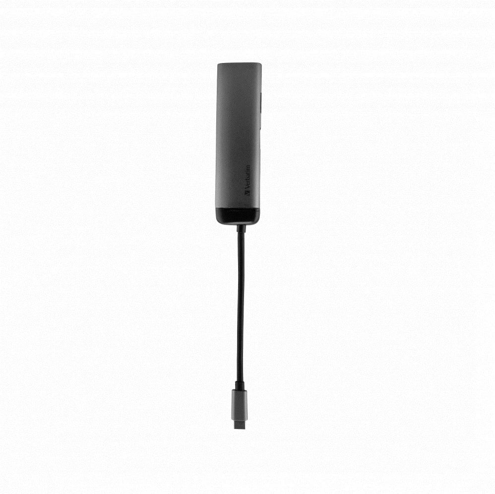 Dock për laptop Verbatim 49140, USB 3.2 Gen 1 Type-C, Metal