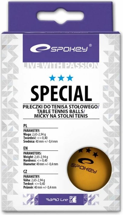 Topa ping pong Spokey, portokalli