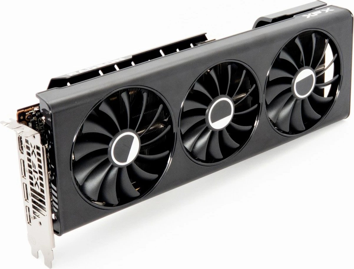 Kartelë grafike XFX RX 7700 XT 12GB Speedster QICK319, GDDR6, 3 ventilatorë, e zezë