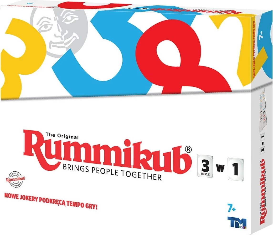 Lojë Rummikub 3in1, LEMADA 8613