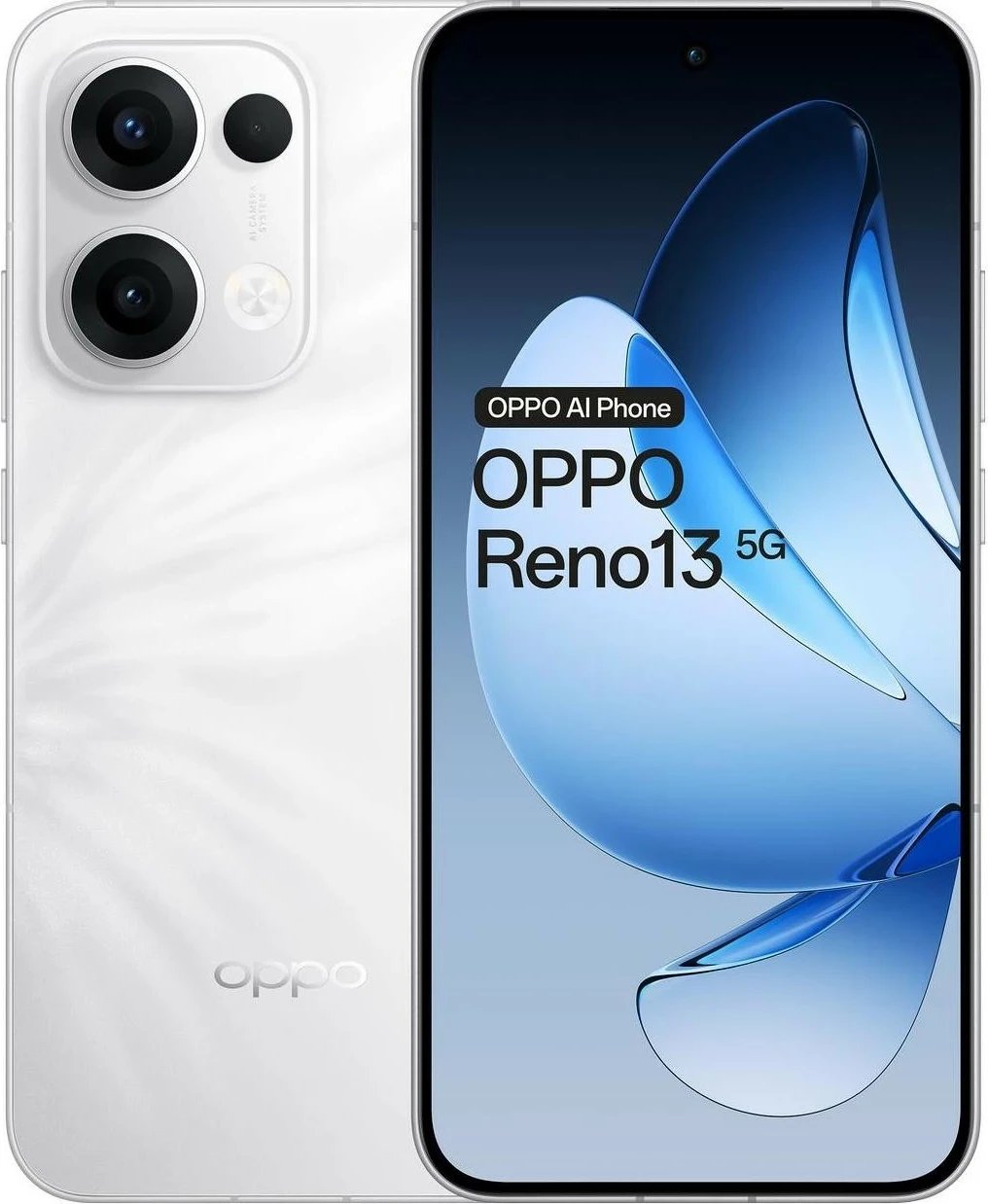 Celular OPPO Reno 13 5G, 12/256GB, i bardhë