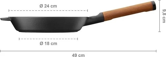 Tigan universal Fiskars Norden, hekur gize, i zi