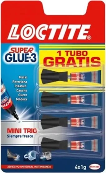 Ngjitës i shpejtë LOCTITE Super Glue-3, 4x1g