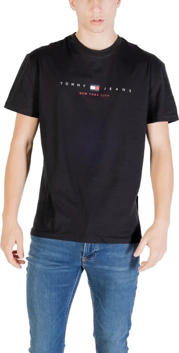 Maicë Tommy Hilfiger Jeans për meshkuj, e zezë