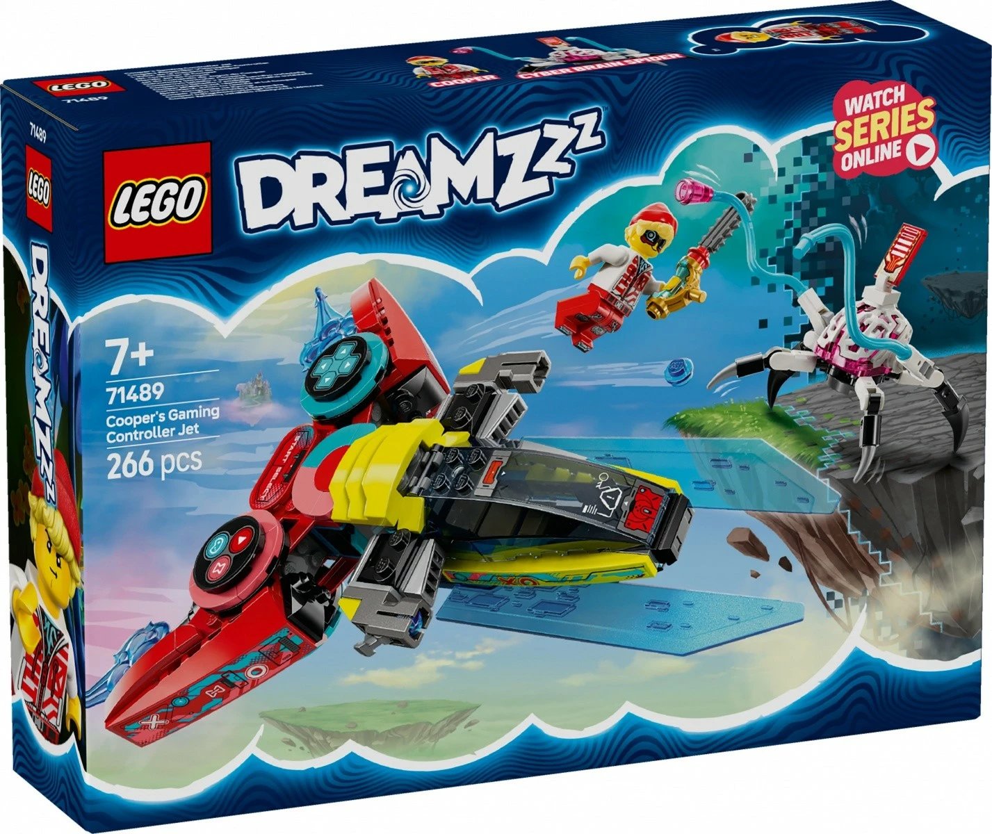 Set ndërtimi LEGO DREAMZzz 71489 Jet Controller Cooper, 266 pjesë