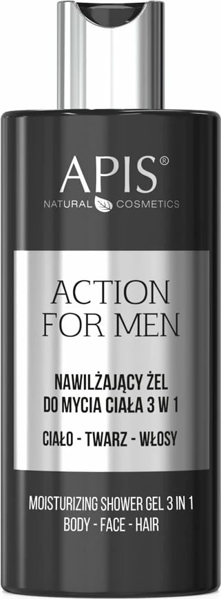 Xhel dushi 3-në-1 për meshkuj APIS Action For Men 300ml