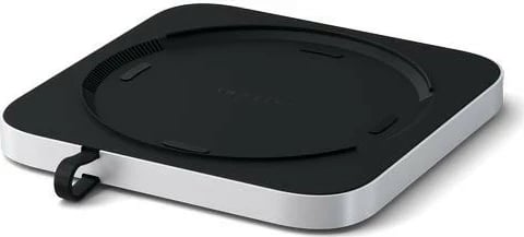 Stand dhe Hub Satechi për Mac Mini/Studio, 1x USB-C 3.2, 1x USB-A 3.2, 2x USB-A 3.0, 3.5mm jack, port micro/SD, NVMe/M.2 SATA SSD